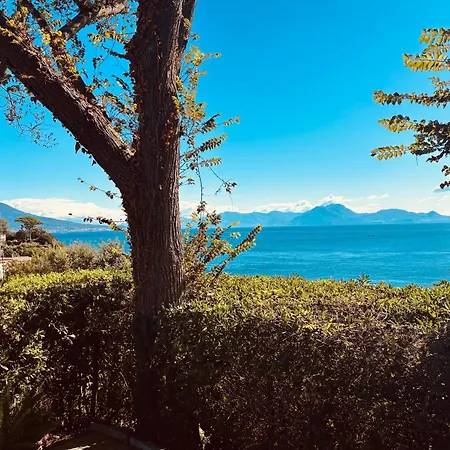 펜션 Charming Posillipo Sea View Ibiscus House 나폴리